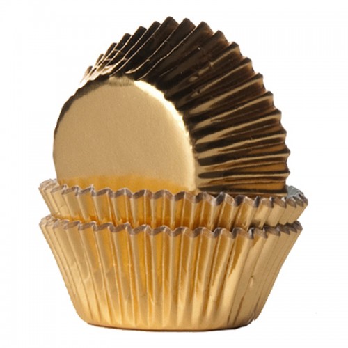 Formas Mini Cupcakes Dourado